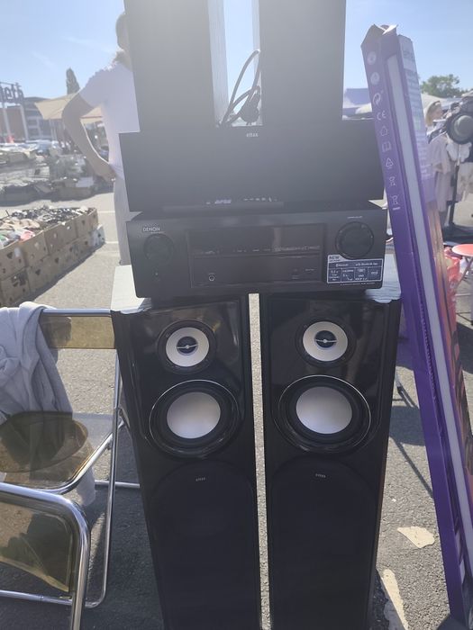 Kino domowe denon AVR 520BT bluetooth + pilot i kabel cena bez kolumn