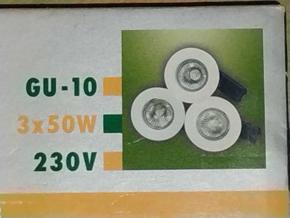 Oświetlenie, Lampki sufitowe Brilux Alpe 1603,  GU-10, 3x50W, 230W,