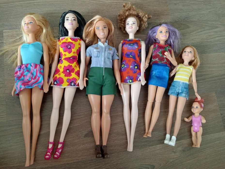 Orginalne lalki barbie 7 szt.