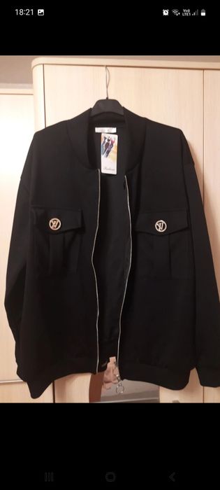 Komplet czarny bomberka I spodnie uni xl/ 2xl/ 3xl