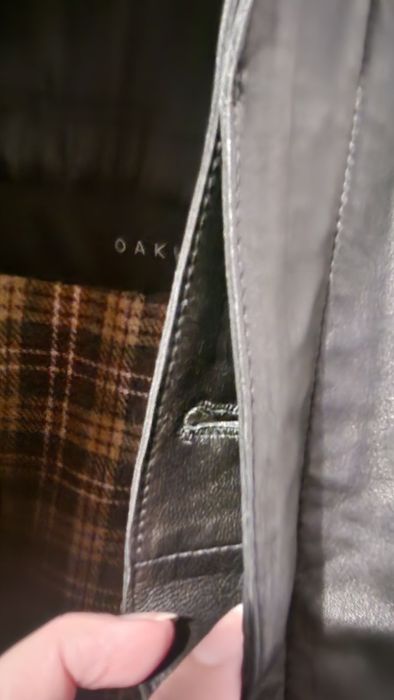 Męski skórzany plaszcz Oakwood 2w1