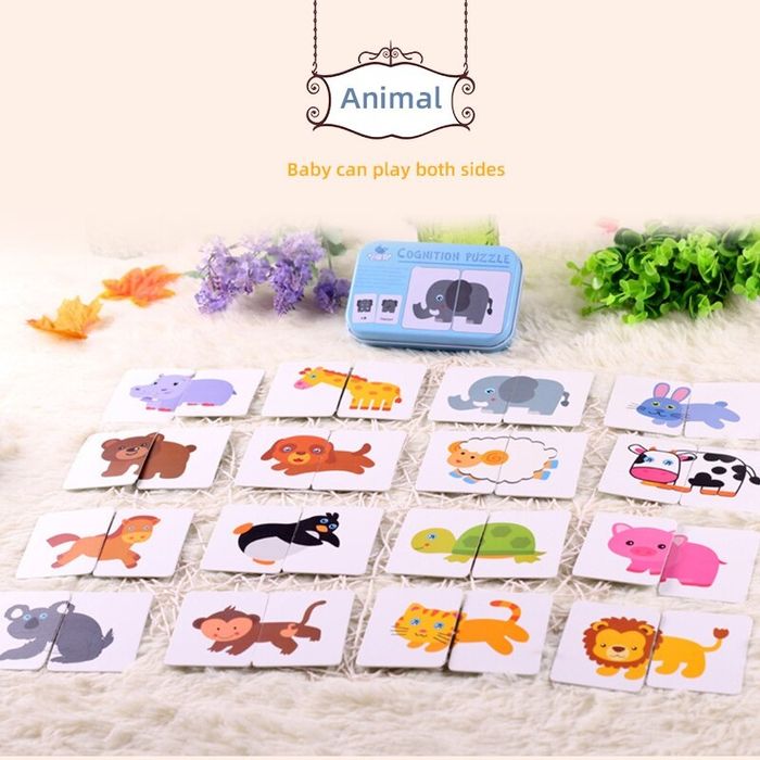 Розвиваючі набори пазлів-половинок.