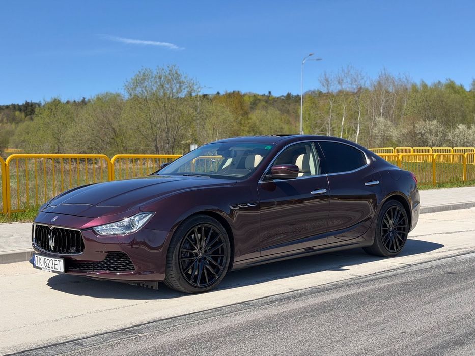 Maserati Ghibli SQ4 410 KM, niski przebieg, wersja EU, nowa pompa oleju, FV marża