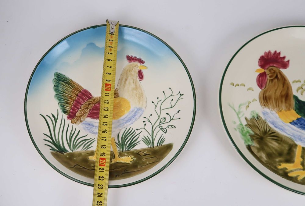Par de pratos galo - Western Germany - 23 cm