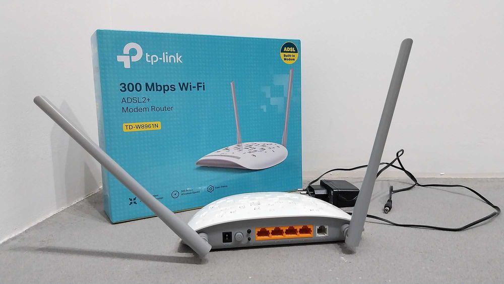 Router modem ADSL ADSL2+ TP-Link TD-W8961N Neostrada W-Fi komplet