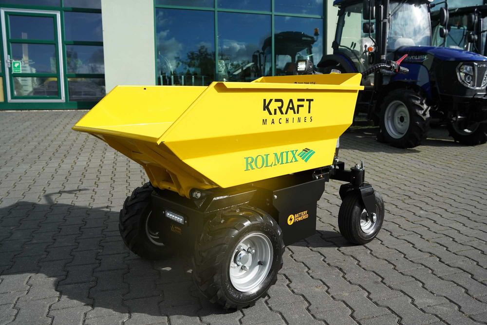Wozidło ELEKTRYCZNE 500 kg - Wysyp HYDRAULICZNY Idealne do gospodarstwa rolnego