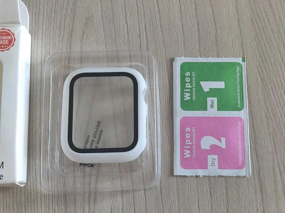 Чохол бампер із загартованим склом для Apple Watch на все серии чехол