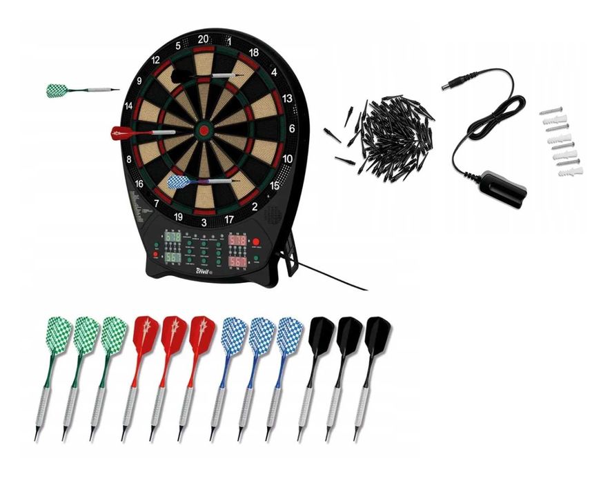 gra lotki rzutki darta dart elektroniczna wyświetlacz LED cyber match