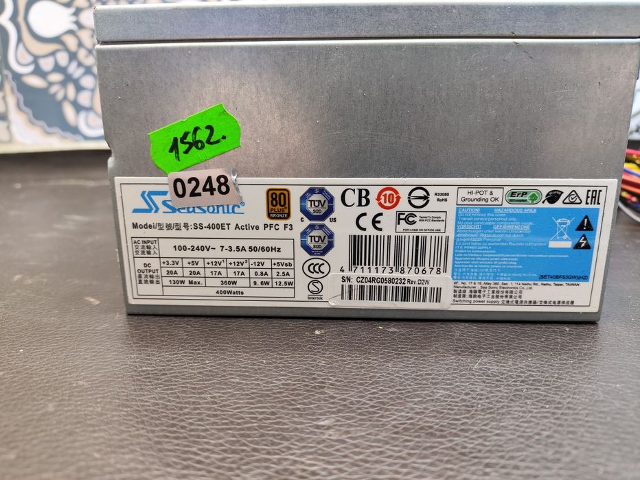 Блок живлення Seasonic SS-400ET-F3 400W