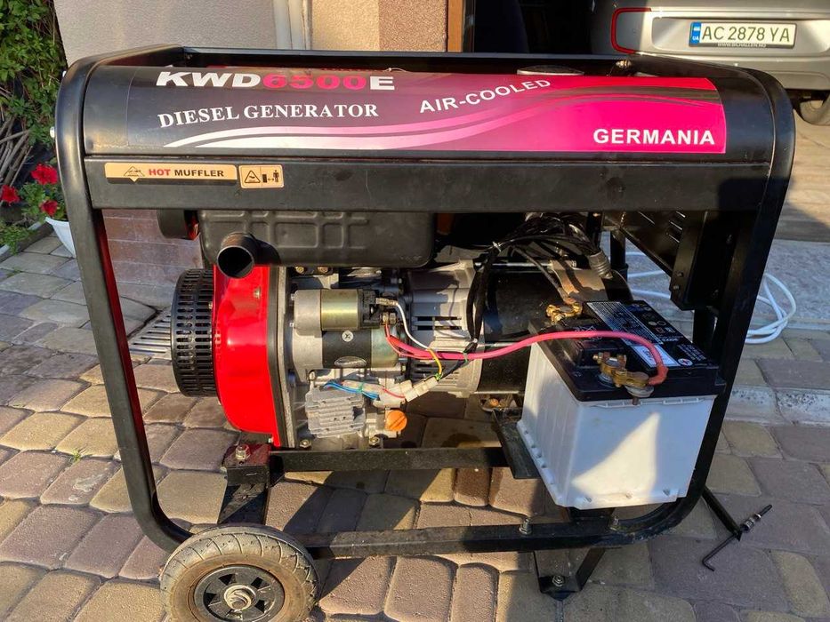 Дизельний генератор Kraft&Dele KD120 (KWD6500E) 6/6.5 кВт НОВИЙ!