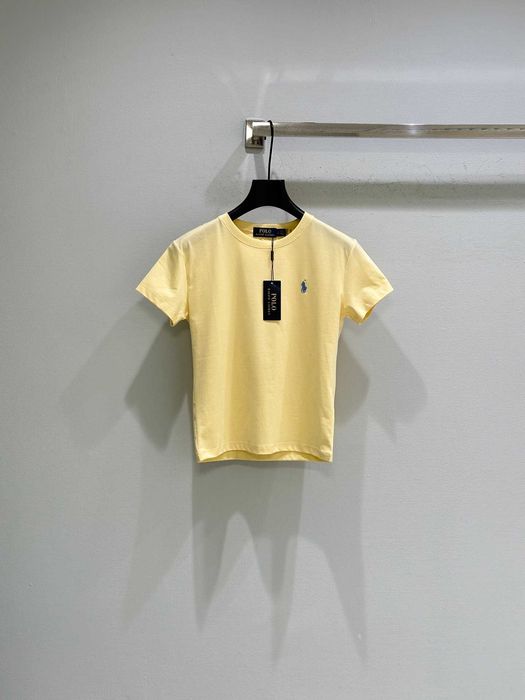 POLO Pony logo żółta koszulka  Rozmiary SML Koszulka Koszulki