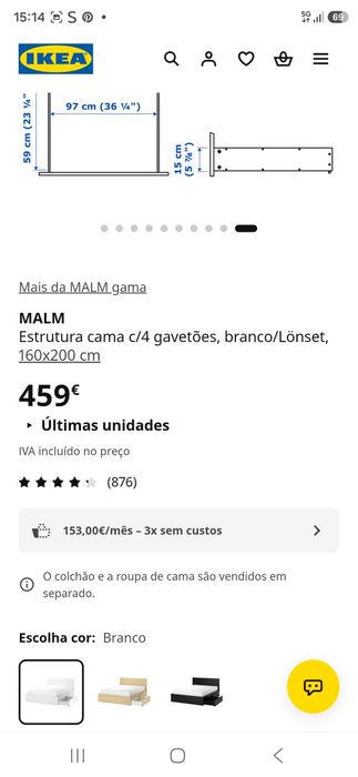 TOPPPPP cama ikea com colchão