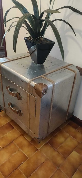 Arca steampunk alumínio 2 gavetas NEGOCIÁVEL