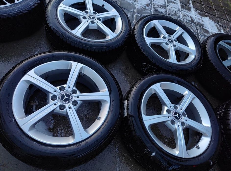 Koła zimowe Mercedes CLA 5x112 R17 A 177 B C Klasa Michelin 205/ 55 R17