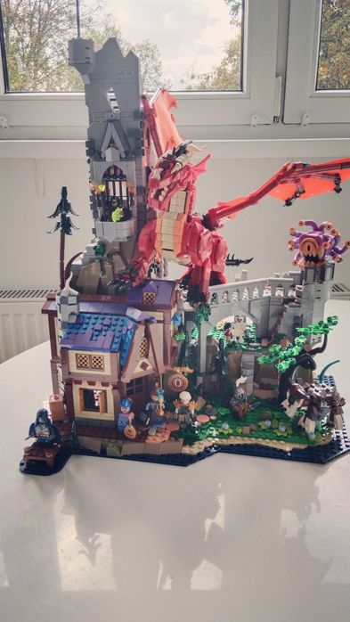Klocki - Opowieść Czerwonego Smoka - D&D - kompatybilne z LEGO 21348