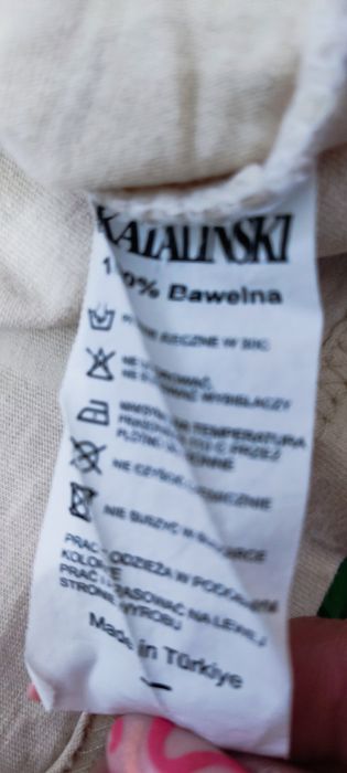 Bluzka beżowa z misiem Kataliński