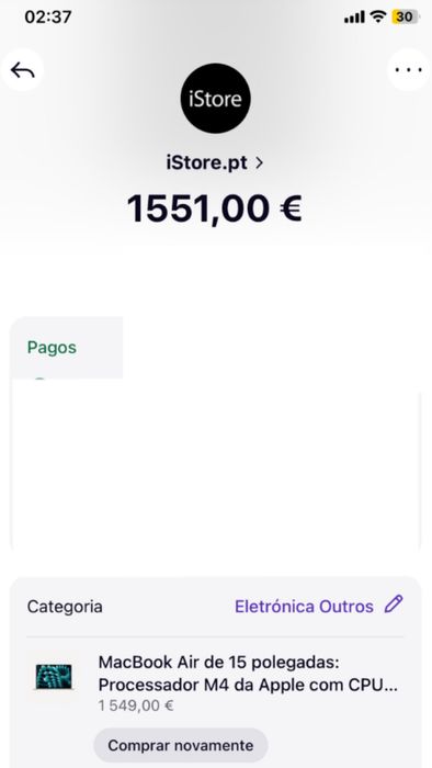 Macbook Air M4 Prateado 256GB