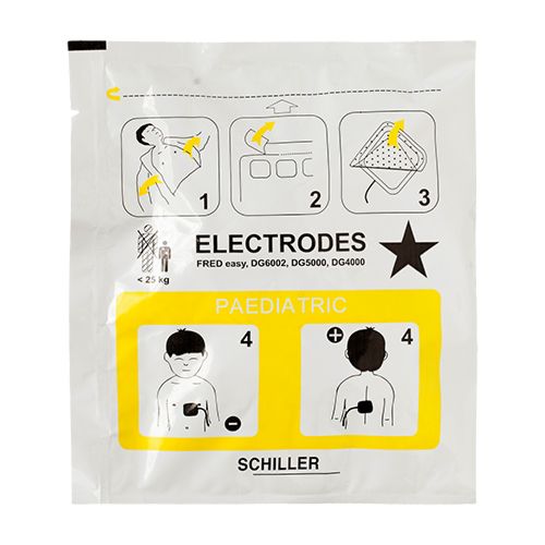 Elektrody Dla Dzieci Do Defibrylatora AED Schiller Fred PA-1 Easyport Easyport Plus Pad Pediatryczne Akcesoria Medyczne
