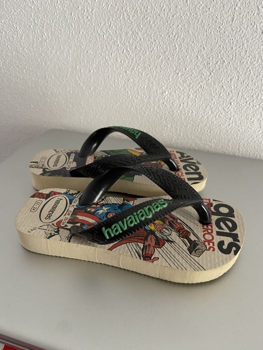 Chinelos Havainas Marvel para  criança