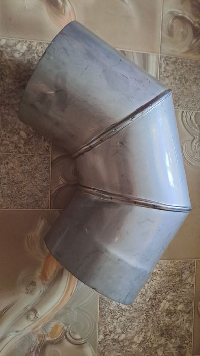 Труба нержавейка огнеупорная 140 150 160 180мм колено