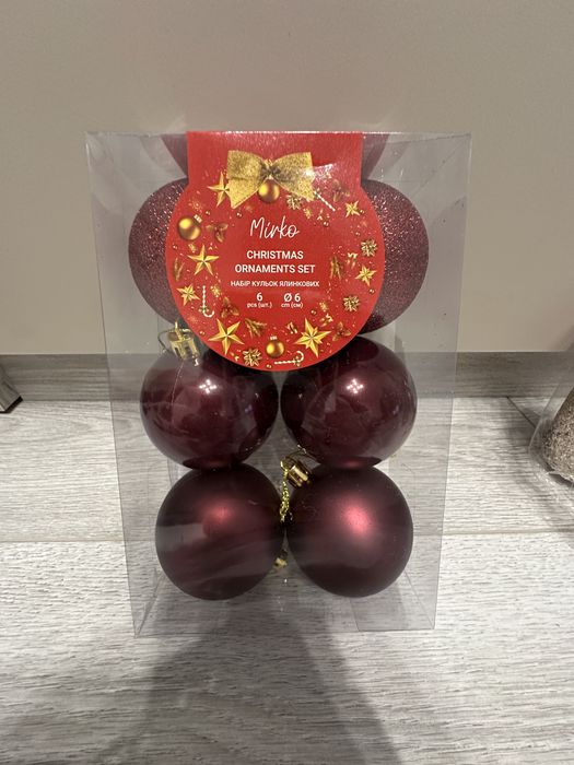 Новорічні іграшки для ялинки (новогодние игрушки)