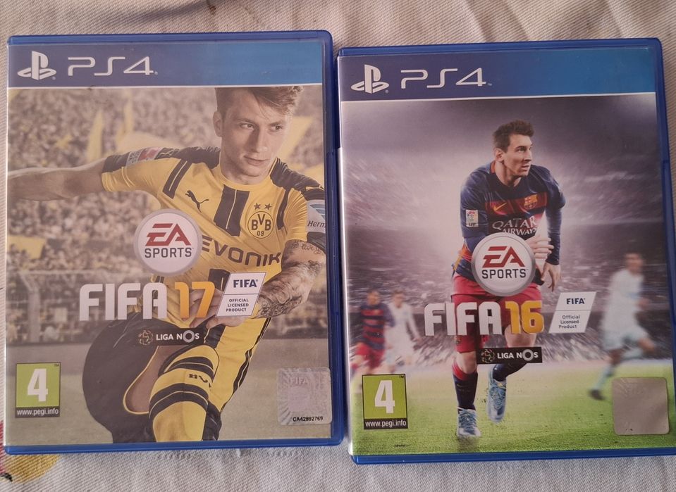Fifas 16 e 17 PS4