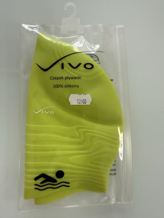 Czepek silikonowy do pływania nowy