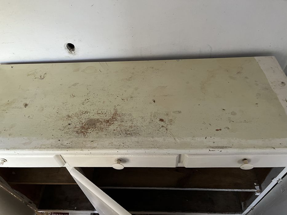 Kredens kuchenny stary byfyj lata 50 lite drewno