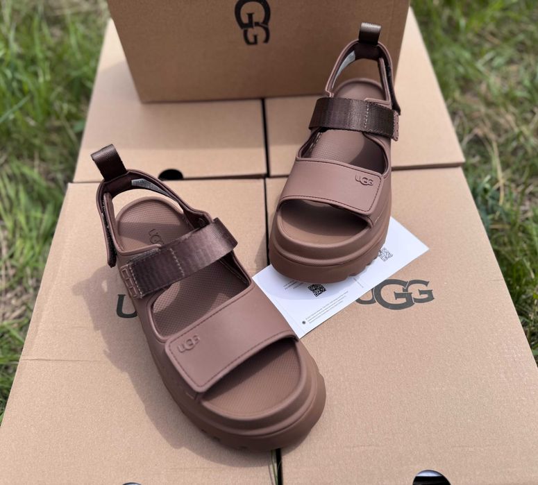 ОРИГІНАЛ / Босоножки Ugg Goldenglow Sandals Brown / Угги / Босоніжки Угг/ Уггі Сандалі