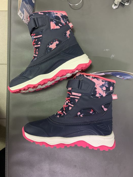 Чоботи термо водоненпроникні для дівчинки pepperts 32-37 розмір