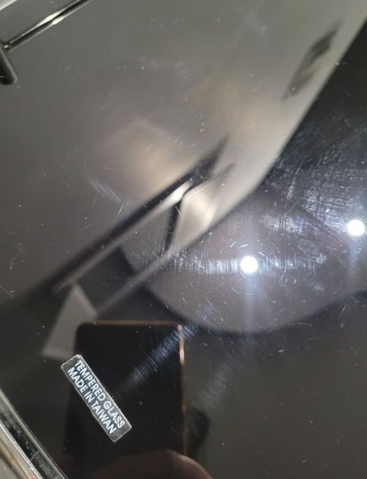 Barek czarne szkło plus chrom nowoczesny