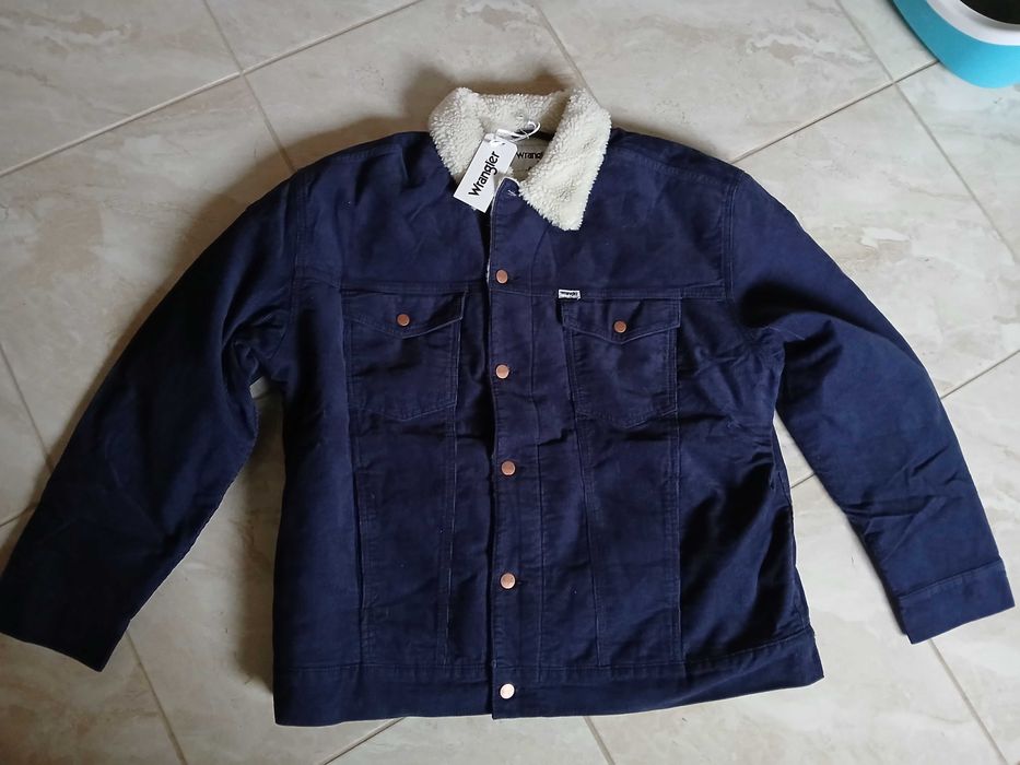 Wrangler Sherpa soczysty  granat Nowa roz:xl/xxl pachy:2x69cm Piękna