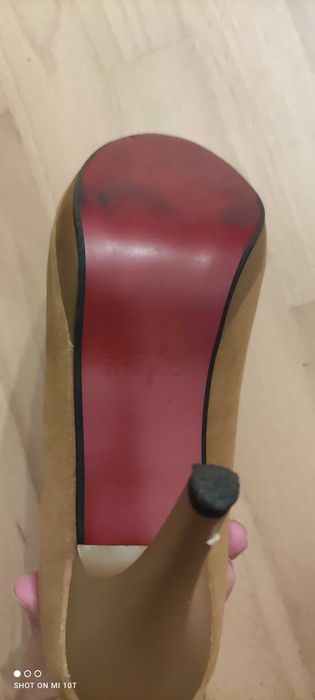 Karmelowe szpilki, rozmiar 39