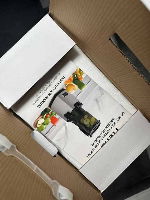 Wyciskarka wolnoobrotowa Cold Press 250W stal nierdzewna cicha praca