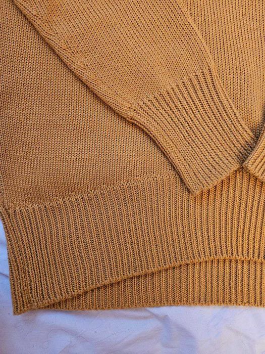 Светр KNITEL вовняний, гірчичний