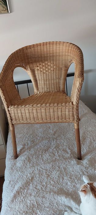 Cadeirão em verga/palhinha