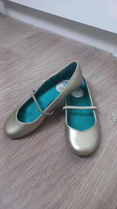 Балетки золотые на девочку размер 36