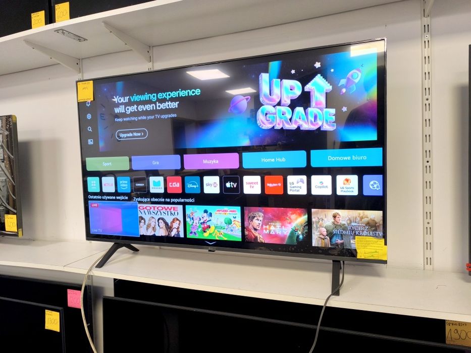 Nowy LG 50 cali 4K UHD hdr Smart WiFi DVB-T2 50UR781 gwarancja 12m telewizor