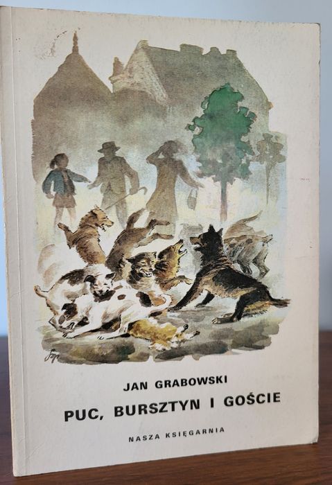 Puc, Bursztyn i goście - Jan Grabowski. Książka z 1985 roku