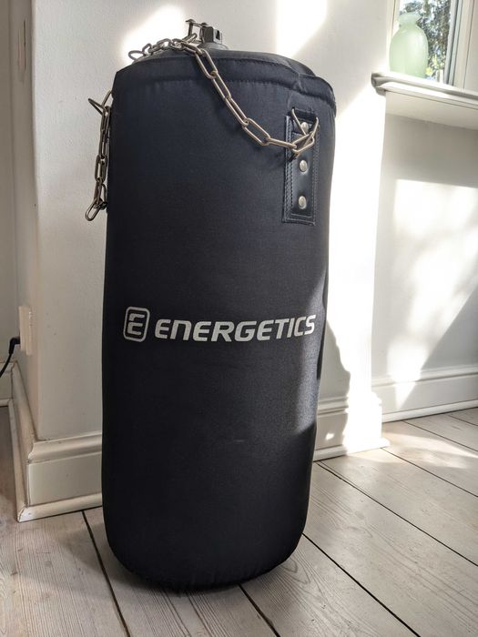 Worek treningowy Energetics 68x30 cm + uchwyt sufitowy | Stan jak NOWY