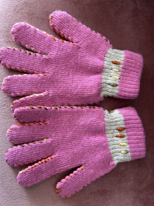 Luvas criança coloridas