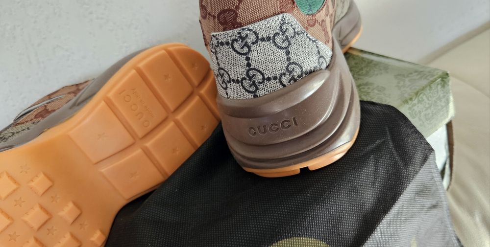 Gucci buty 43 trampki piękne logowane cały zestaw pokrowiec Italy