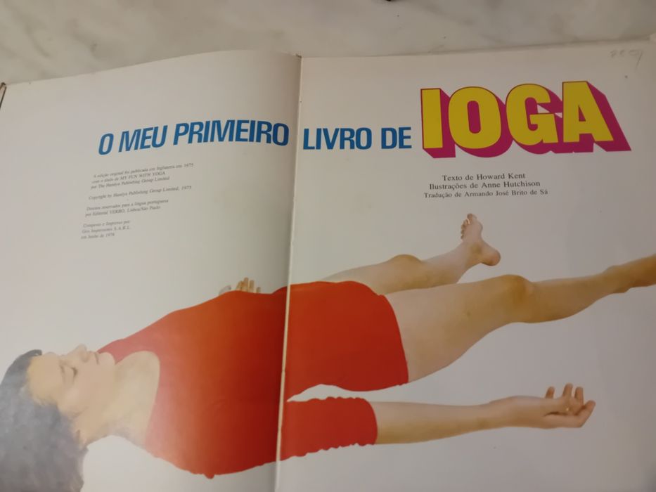 Livro Antigo O Meu Primeiro Livro de Yoga