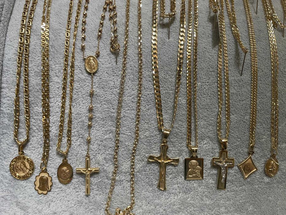 Nowy złoty łańcuszek próba 585.420zlgram KOMUNIA CHRZCINY