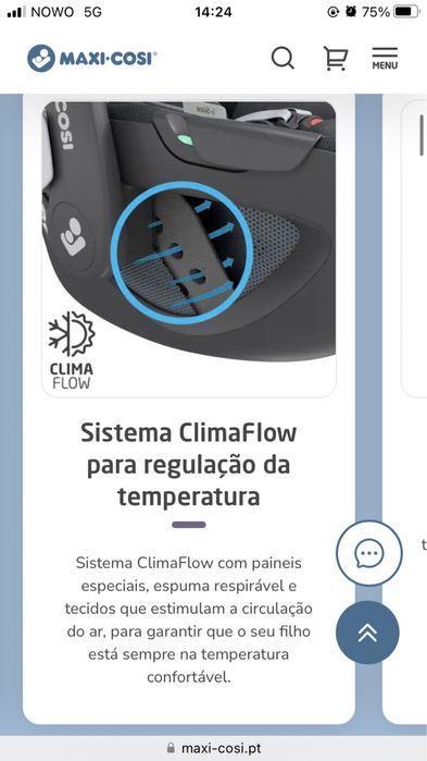 Cadeira auto bebé maxi cosi