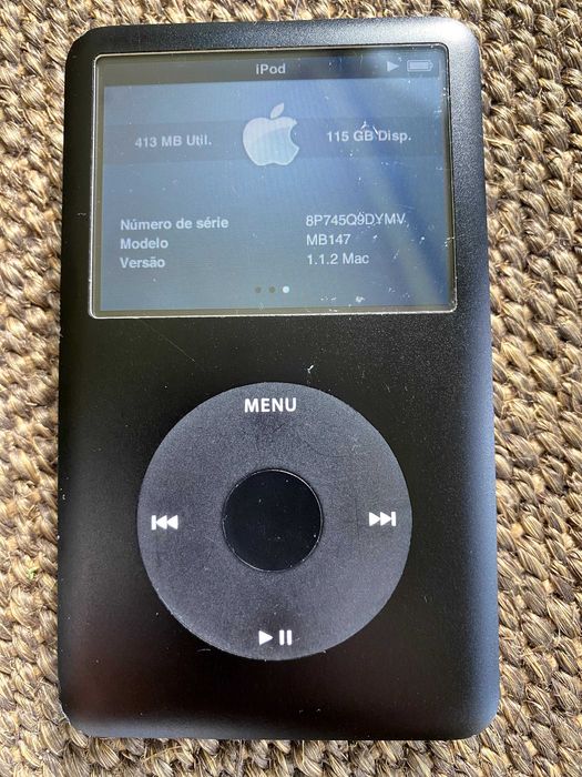 Apple iPod Classic 6th geração - Modificados com IFlash Solo 128GB Micro sd - bateria nova.