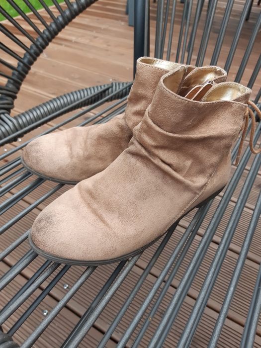Botki zamszowe H&M