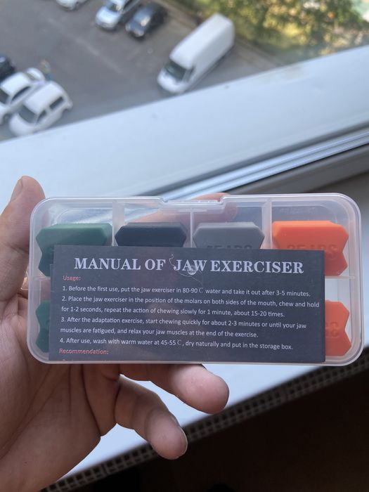 Тренажер для скул, экспандер, комплект 4 уровня, ЕВРОПА КАЧЕСТВО