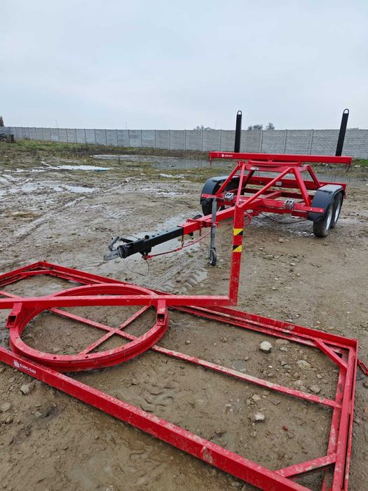 Przyczepa dłużycowa dłużyca AuwaerterNL2,0T do stali drutu słupów M/16