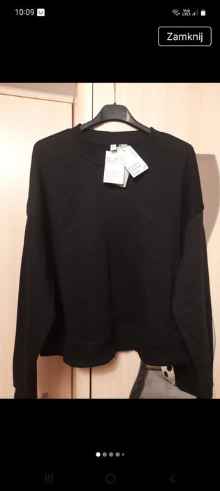 Bluza czarna krótsza M/L